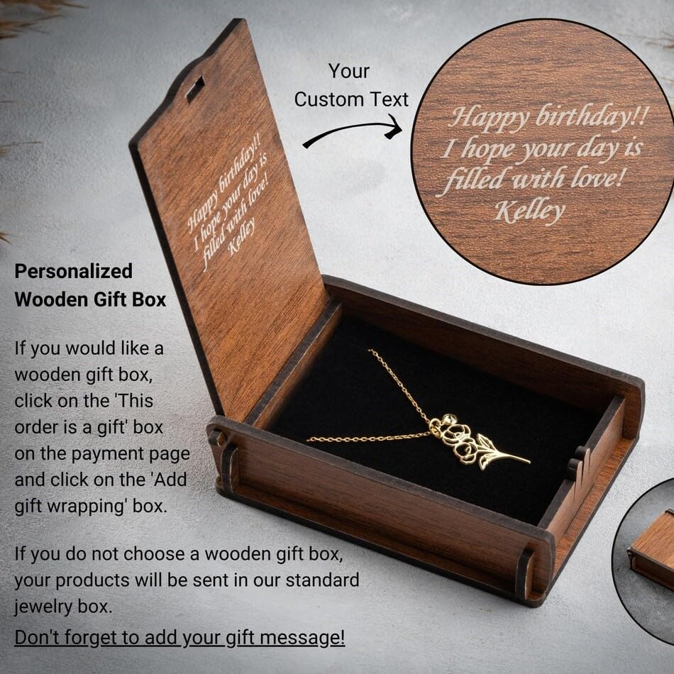 Personalized Number Necklace for Women, 925 Sterling Silver