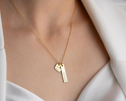 Personalized Name Necklace for Women, 925 Sterling Silver