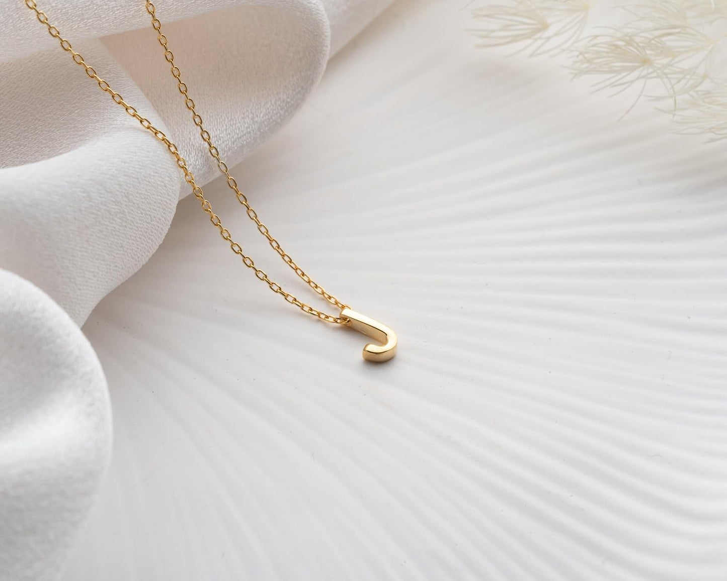 3d Letter Personalized Initial Letter Necklace, 925 Sterling Silver