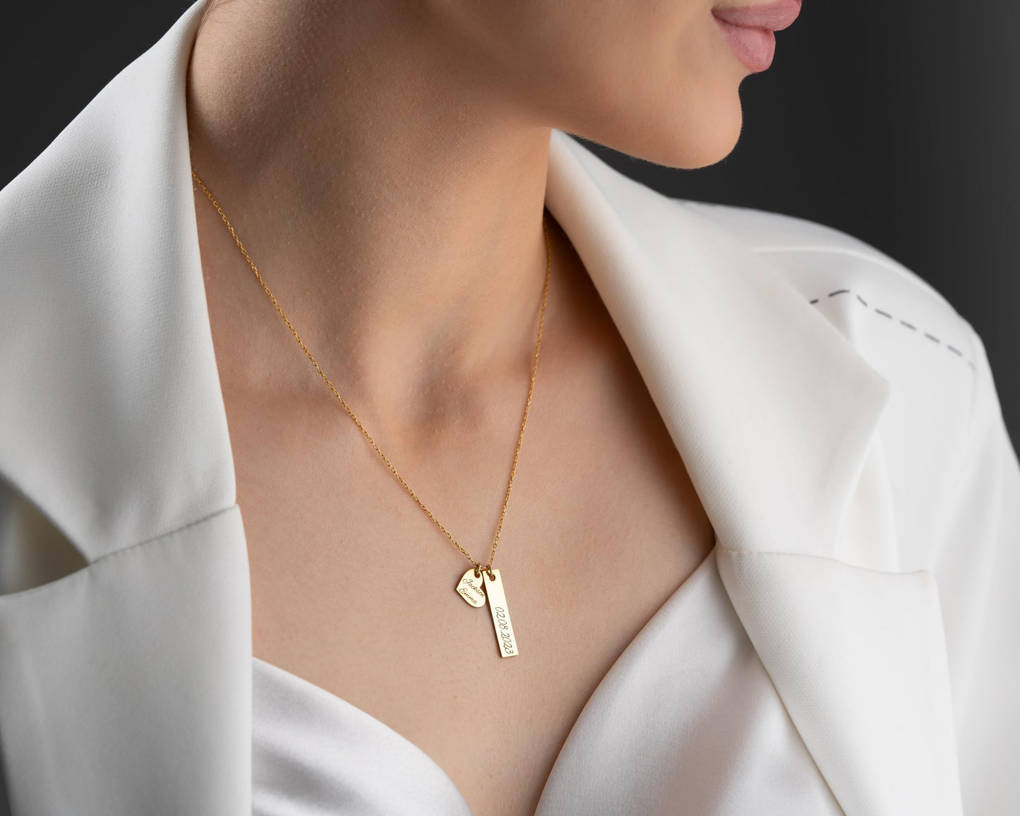 Personalized Name Necklace for Women, 925 Sterling Silver