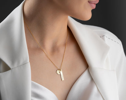 Personalized Name Necklace for Women, 925 Sterling Silver