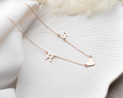 Personalized Initial Custom Name Necklace, 925 Sterling Silver