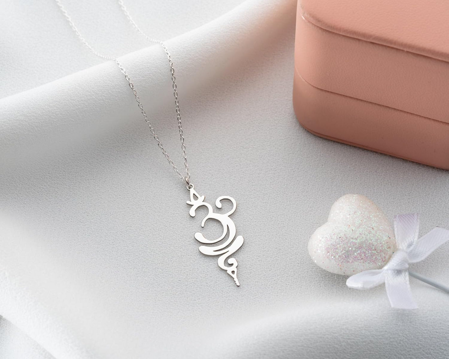 Spiritual Yoga Breathe Necklace, 925 Sterling Silver