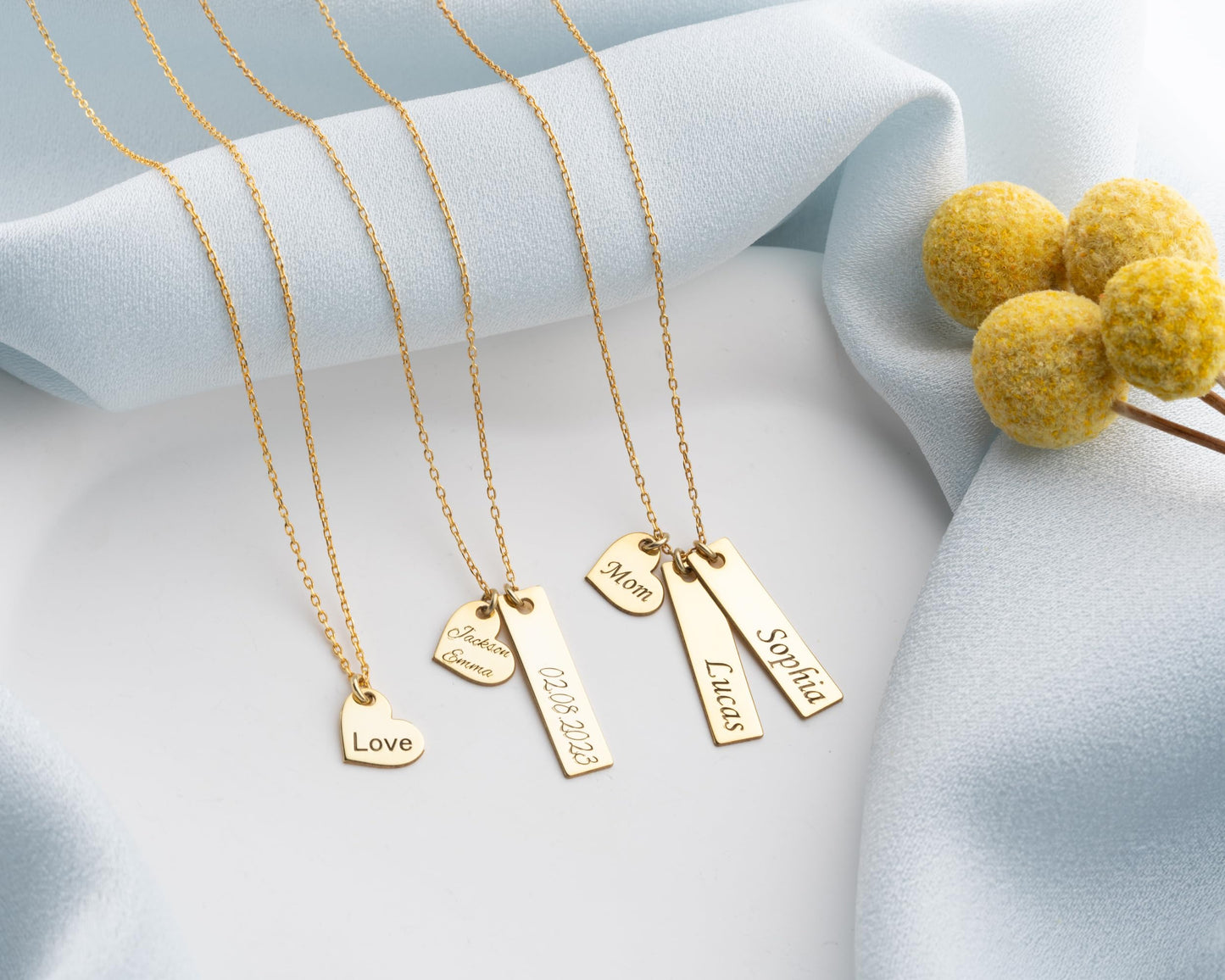 Personalized Name Necklace for Women, 925 Sterling Silver