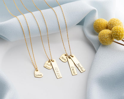 Personalized Name Necklace for Women, 925 Sterling Silver