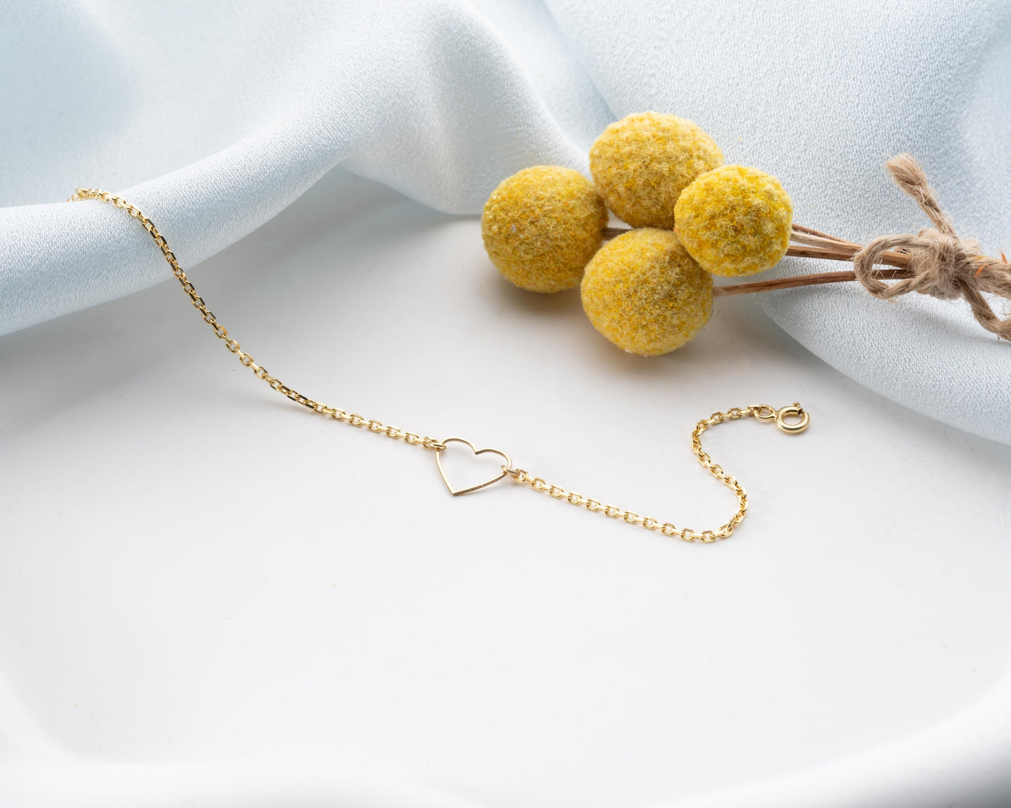 Personalized Bracelet for Women with Birthstone and Initial Disc, 925 Sterling Silver